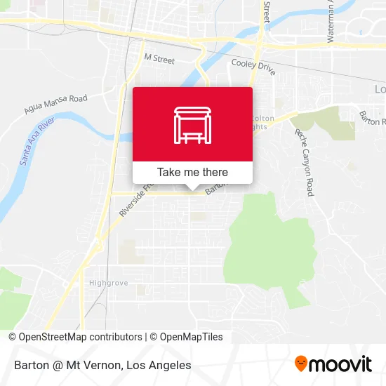 Barton @ Mt Vernon map