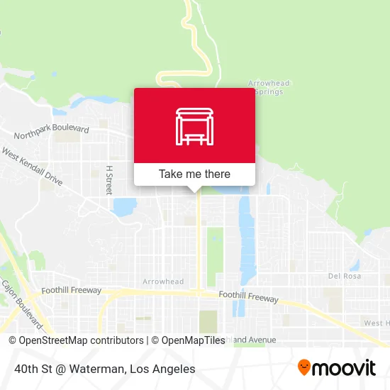 40th St @ Waterman map