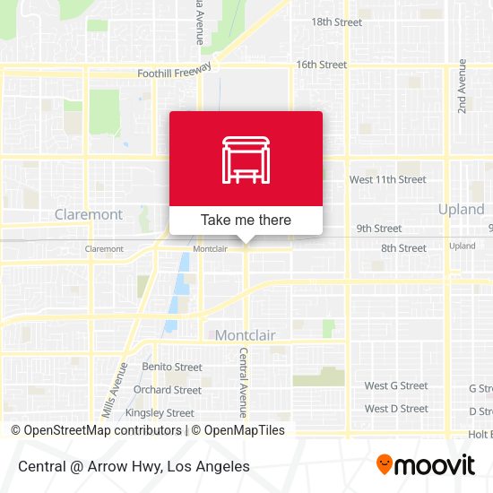 Central @ Arrow Hwy map