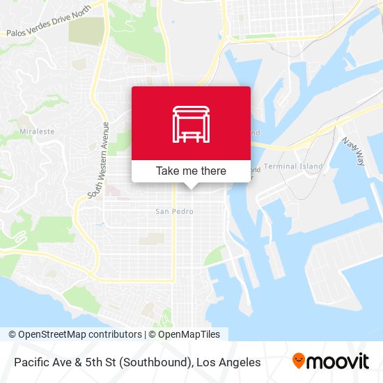 Pacific Ave & 5th St (Southbound) map