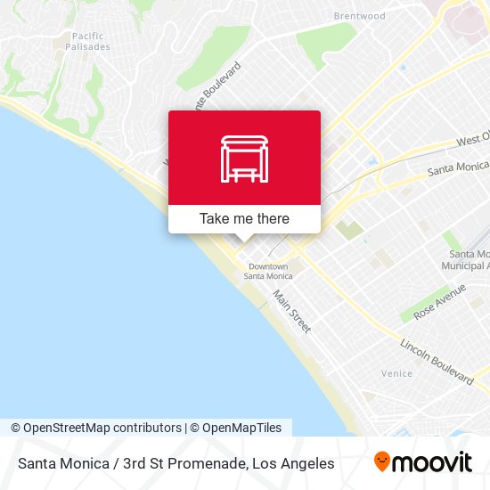 Santa Monica / 3rd St Promenade map