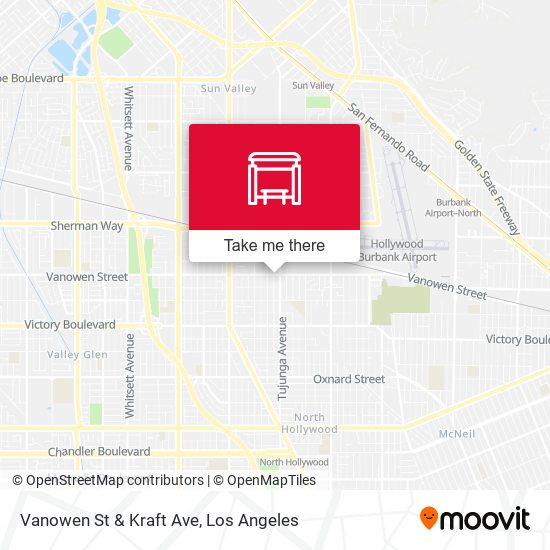 Mapa de Vanowen St & Kraft Ave