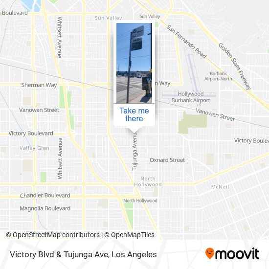 Mapa de Victory Blvd & Tujunga Ave