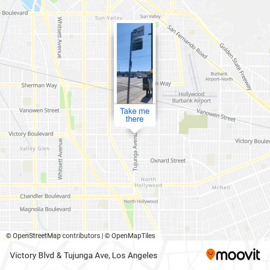 Mapa de Victory Blvd & Tujunga Ave