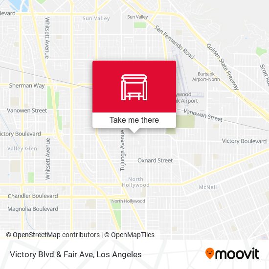 Victory Blvd & Fair Ave map