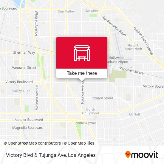 Mapa de Victory Blvd & Tujunga Ave