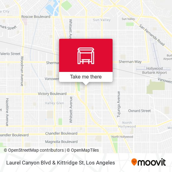 Mapa de Laurel Canyon Blvd & Kittridge St
