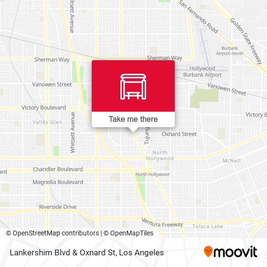 Mapa de Lankershim Blvd & Oxnard St