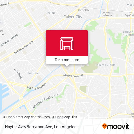 Hayter Ave/Berryman Ave map