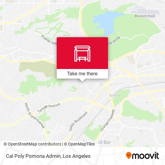 Cal Poly Pomona Admin map