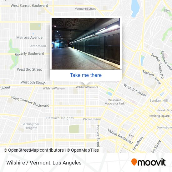 Mapa de Wilshire / Vermont