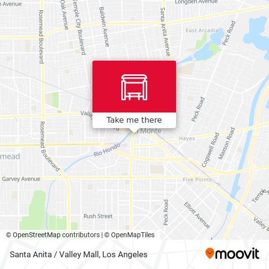 Santa Anita / Valley Mall map