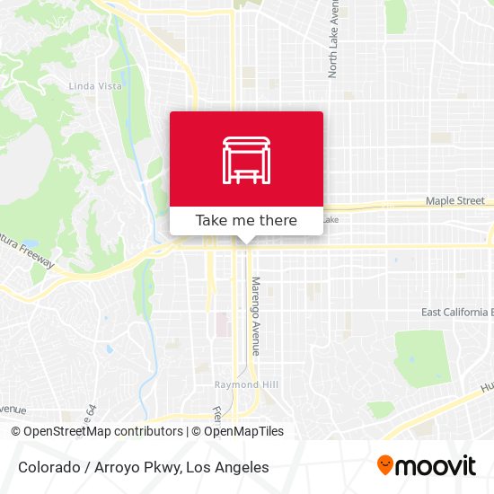 Colorado / Arroyo Pkwy map