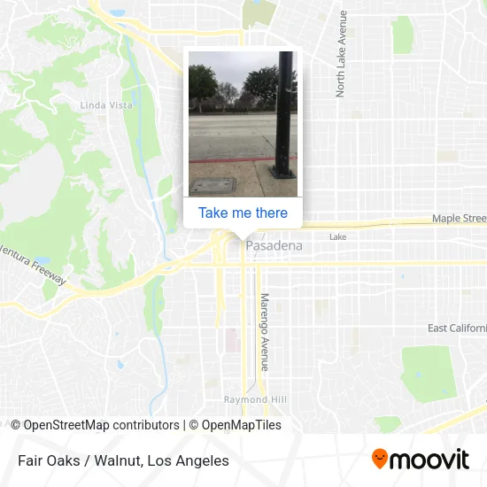 Fair Oaks / Walnut map