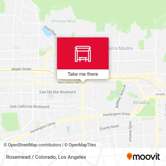 Rosemead / Colorado map