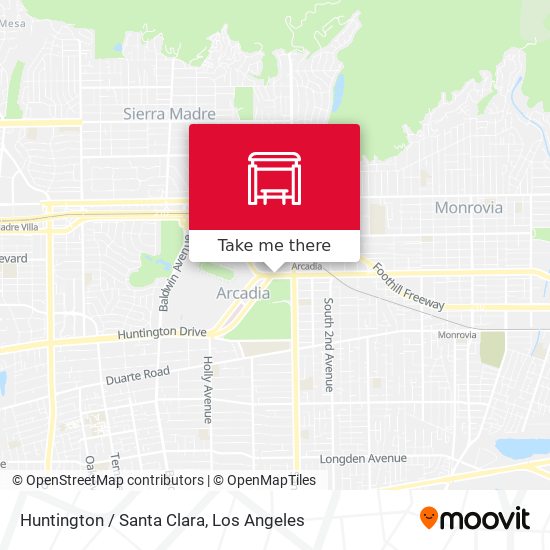 Mapa de Huntington / Santa Clara