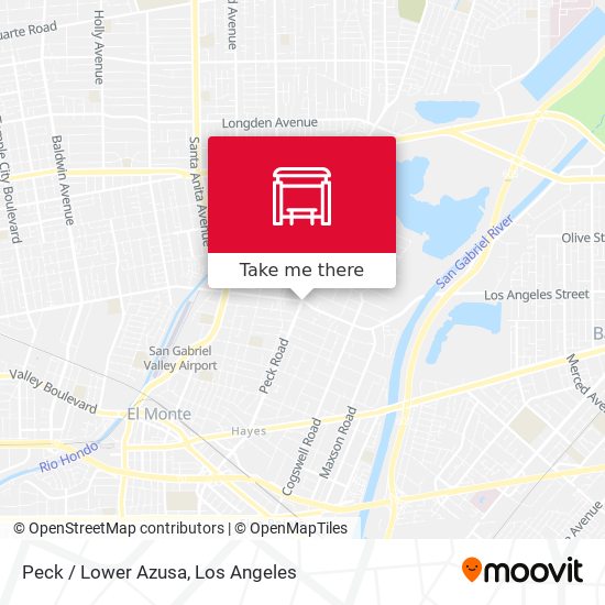 Mapa de Peck / Lower Azusa