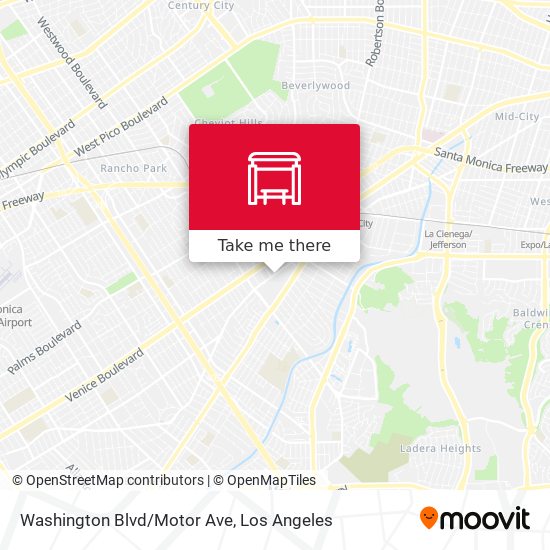 Mapa de Washington Blvd/Motor Ave