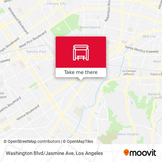 Washington Blvd/Jasmine Ave map