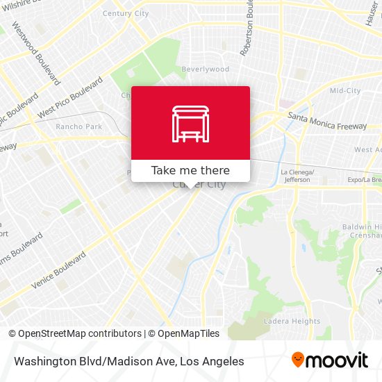 Washington Blvd/Madison Ave map