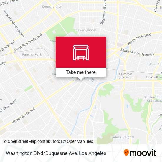 Washington Blvd/Duquesne Ave map