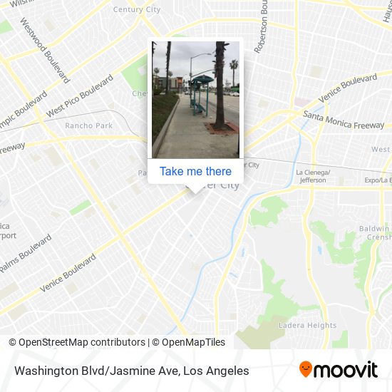 Mapa de Washington Blvd/Jasmine Ave