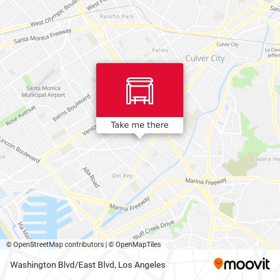 Mapa de Washington Blvd/East Blvd