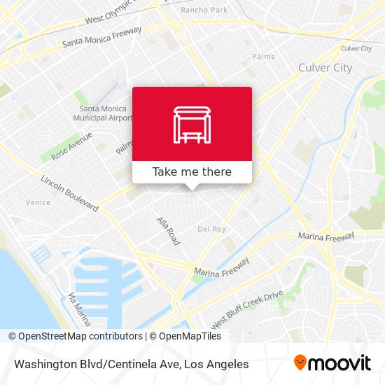Washington Blvd/Centinela Ave map