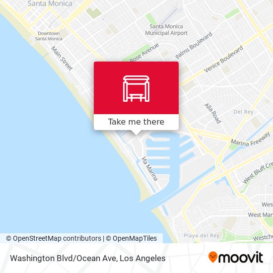 Washington Blvd/Ocean Ave map
