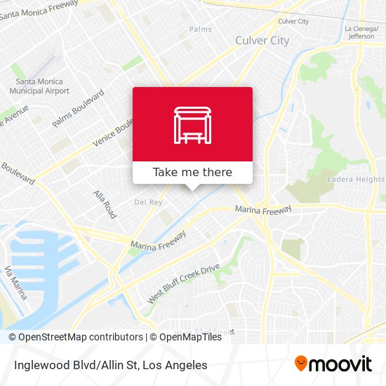 Inglewood Blvd/Allin St map