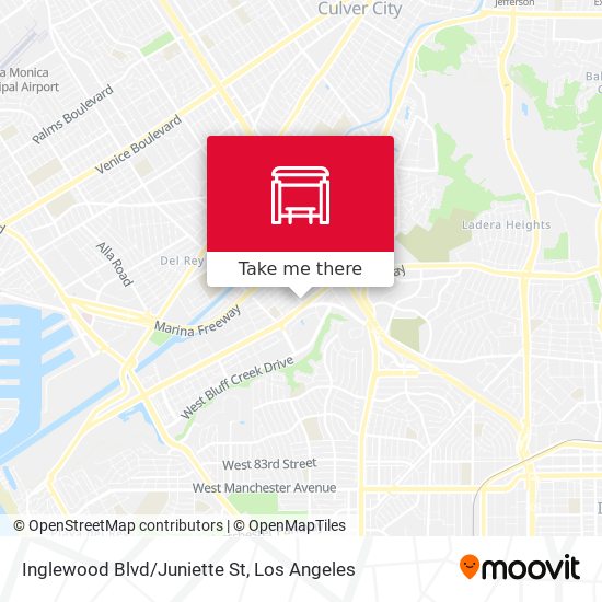 Inglewood Blvd/Juniette St map