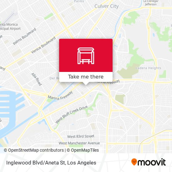Inglewood Blvd/Aneta St map