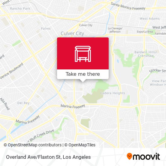 Overland Ave/Flaxton St map