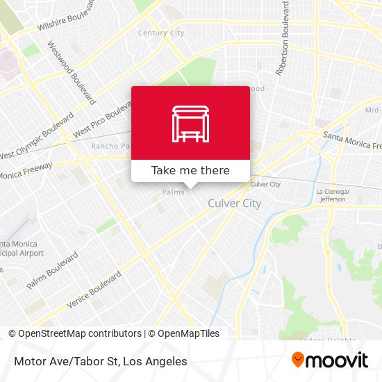 Motor Ave/Tabor St map