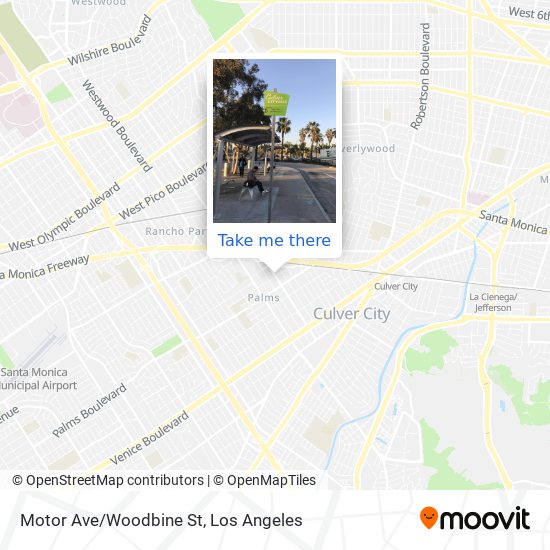 Motor Ave/Woodbine St map
