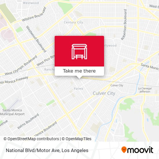 National Blvd/Motor Ave map