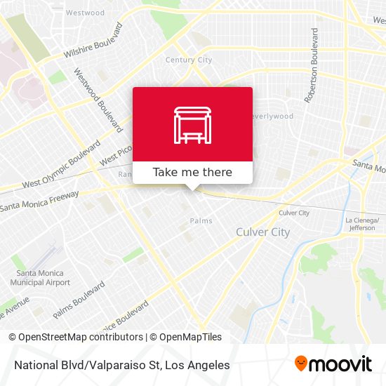 National Blvd/Valparaiso St map