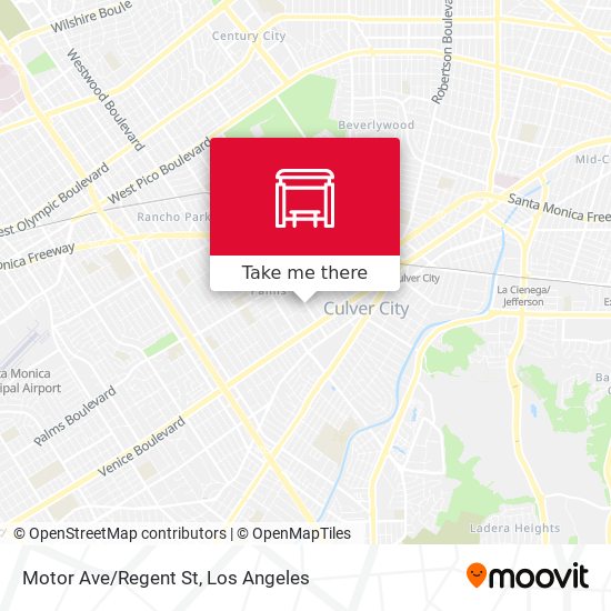 Mapa de Motor Ave/Regent St