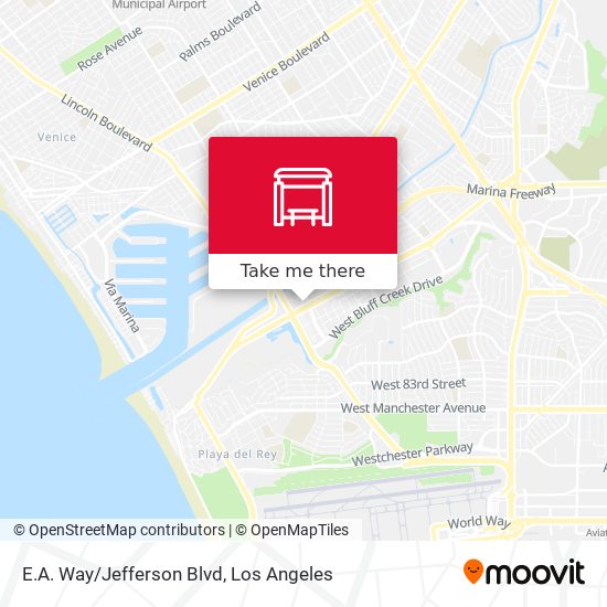 E.A. Way/Jefferson Blvd map
