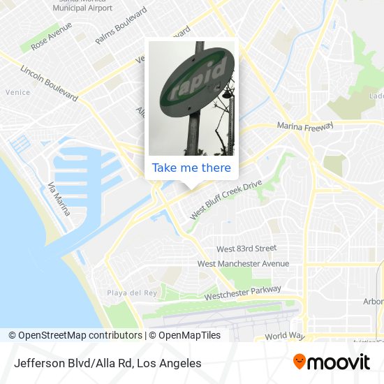 Jefferson Blvd/Alla Rd map