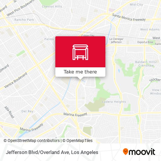 Jefferson Blvd/Overland Ave map