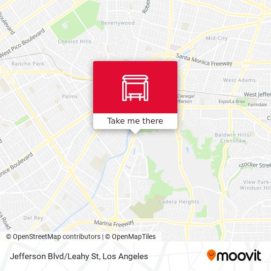 Mapa de Jefferson Blvd/Leahy St