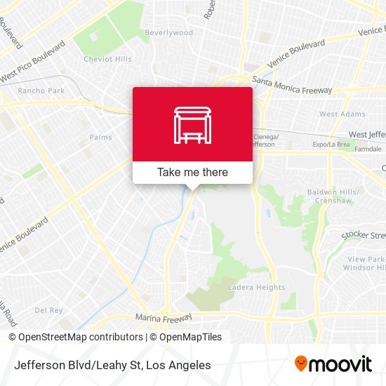 Mapa de Jefferson Blvd/Leahy St