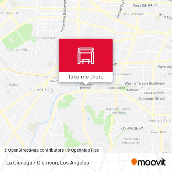 La Cienega / Clemson map