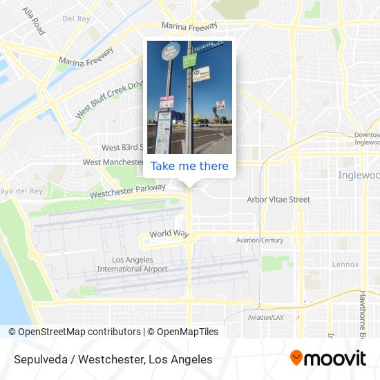 Sepulveda / Westchester map