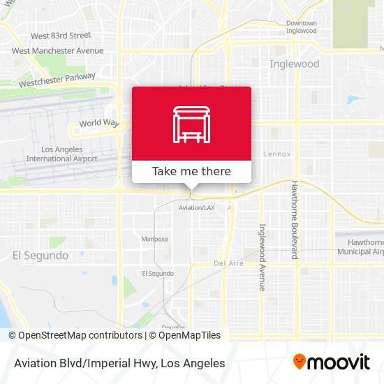 Aviation Blvd/Imperial Hwy map