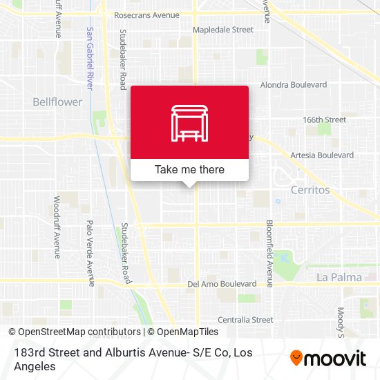 183rd Street and Alburtis Avenue- S / E Co map
