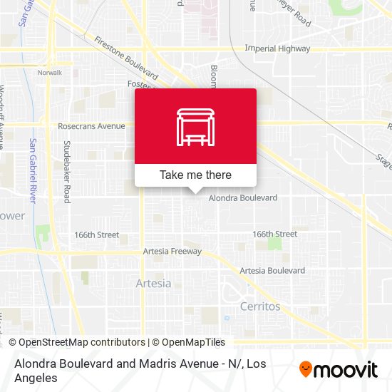 Mapa de Alondra Boulevard and Madris Avenue - N/