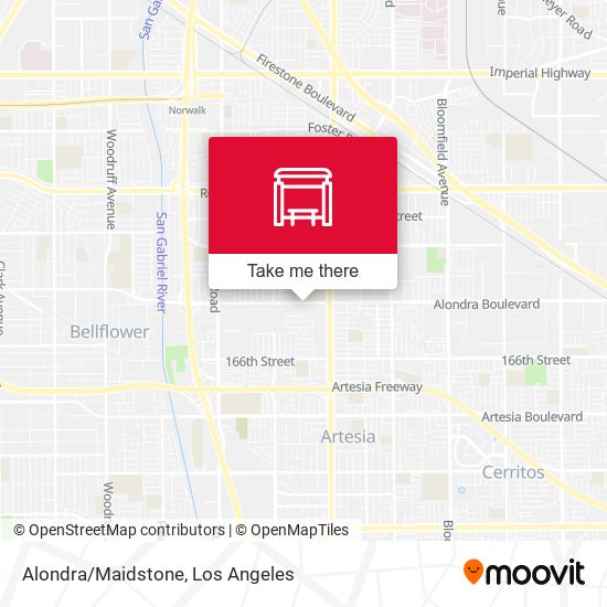 Alondra/Maidstone map