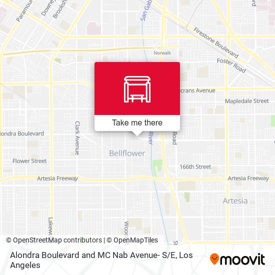 Mapa de Alondra Boulevard and MC Nab Avenue- S / E